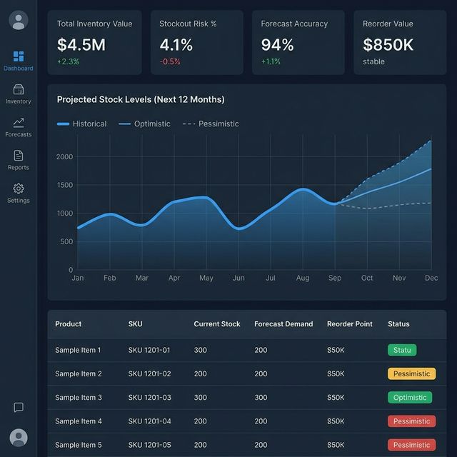 Smart Inventory Forecasting System